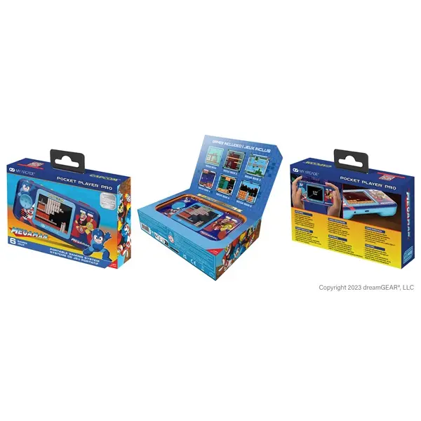 MY ARCADE Játékkonzol Mega Man Pocket Player Pro Hordozható, DGUNL-4191 – 4. kép