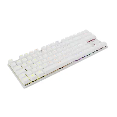 WHITE SHARK WS GK-2106W/R-US COMMANDOS fehér mechanikus angol (red switch) gamer billentyűzet – 2. kép