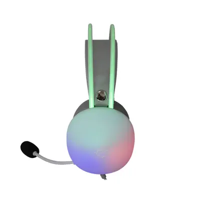 WHITE SHARK FIREFLY-W, GH-2342-W gamer fejhallgató, fehér/RGB, (3.5 Jack) – 2. kép