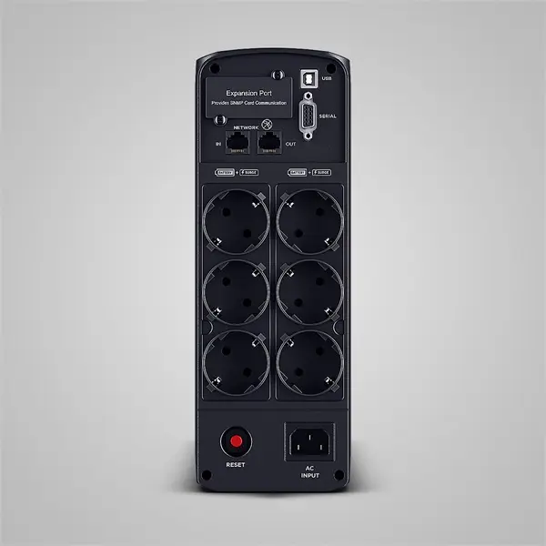 CYBERPOWER UPS gaming, 6xSCHU,2xUSB 1350VA 810W, 230V, színuszus szünetmentes tápegység,LINE-INTERAKTÍV, AVR, színes LCD – 3. kép