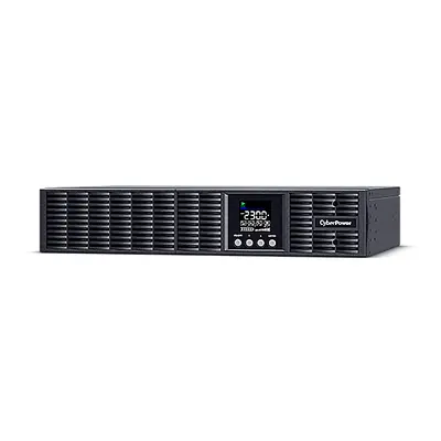 CYBERPOWER UPS, 1500VA/1350W, 8xC13, színes LCD, szünetmentes, tiszta színuszos, online kettős konverzió, rack/tower – 2. kép