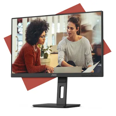AOC IPS monitor 27" 27E3QAF, 1920x1080, 16:9, 300cd/m2, 4ms, HDMI/DisplayPort/VGA, Pivot, hangszóró – 2. kép