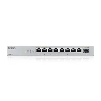 ZYXEL Switch 8x2.5Gbps + 1xSFP+ Fémházas Asztali, XMG-108-ZZ0101F