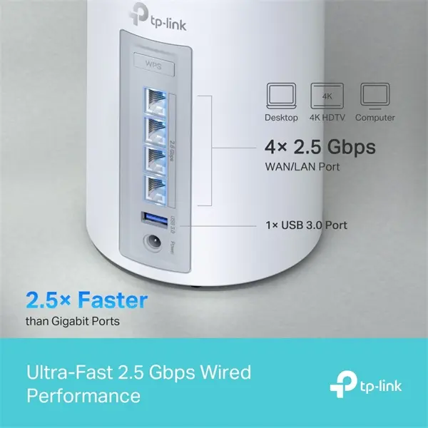 TP-LINK Wireless Mesh Networking system BE9300 Wi-Fi 7 DECO BE65(2-PACK) – 3. kép