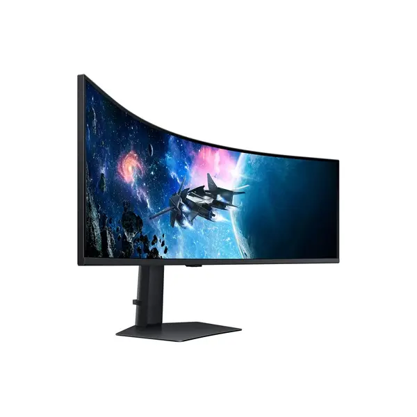 SAMSUNG Ívelt Gaming 240Hz VA monitor 49" G9 G95C, 5120x1440 DQHD 2K, 32:9, 450cd/m2, 1ms, HDMI,DP/USB – 7. kép