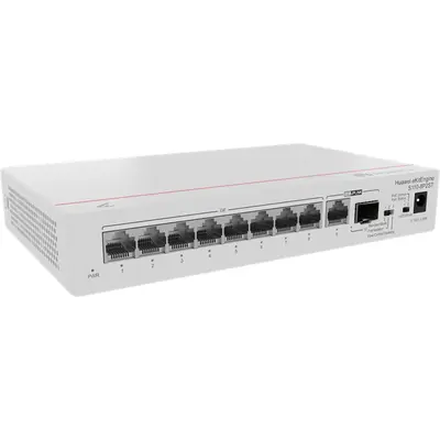 Huawei eKit Switch 8x1000Mbps (124W POE+) + 1x1000Mbps Uplink + 1x1GE (SFP), Nem menedzselhető, Asztali - S110-8P2ST – 2. kép