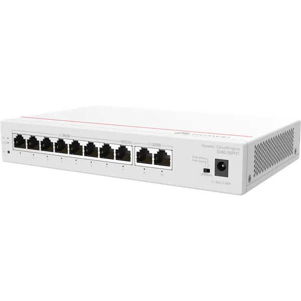 Huawei eKit Engine Gateway 2x1000Mbps (WAN) + 8x1000Mbps (124W POE+), Asztali - S380-S8P2T – 3. kép