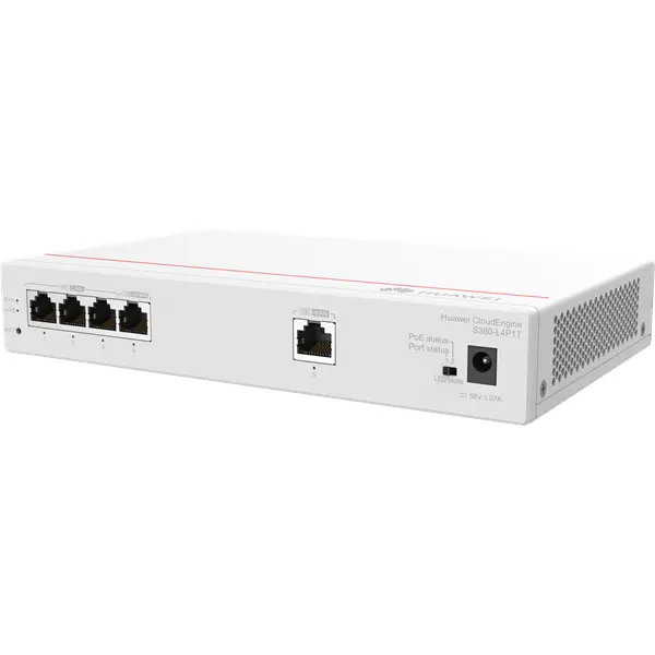 Huawei eKit Engine Gateway 1x1000Mbps (WAN) + 4x1000Mbps (50W POE+ LAN), Asztali - S380-L4P1T – 3. kép