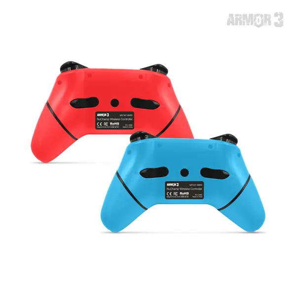 ARMOR3 NUCHAMP Nintendo Switch Kiegészítő Vezeték nélküli kontroller, Kék & Piros (2-PACK) – 5. kép