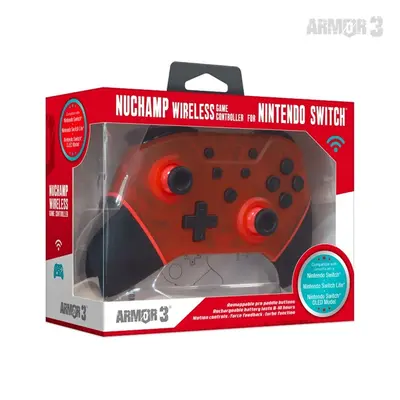 ARMOR3 NUCHAMP Nintendo Switch Kiegészítő Vezeték nélküli kontroller, Vörös – 2. kép