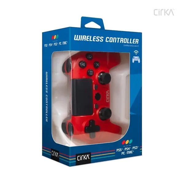 CIRKA NUFORCE PS4/PC/Mac Kiegészítő Vezeték nélküli kontroller, Piros – 2. kép