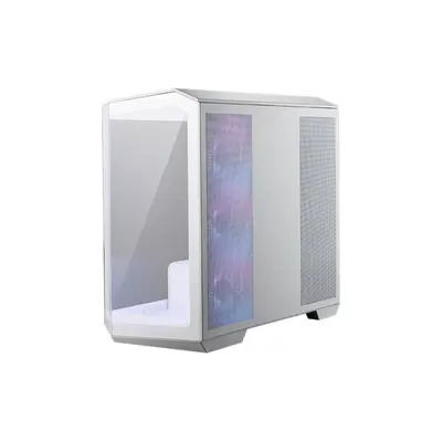MSI Ház Micro ATX PANO M100R PZ WHITE, 4xARGB ventilátor, Tápegység nélkül, üvegfalú, fehér – 2. kép