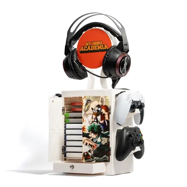 NUMSKULL PS5/XBOX Series Kiegészítő My Hero Academia játéktartó szekrényes állvány – 3. kép