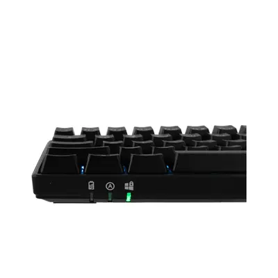 WHITE SHARK W029932 Premium KAIKEN-B/R-US vezeték nélküli mech. gamer billentyűzet, 63 piros kapcs. fekete (angol) – 2. kép