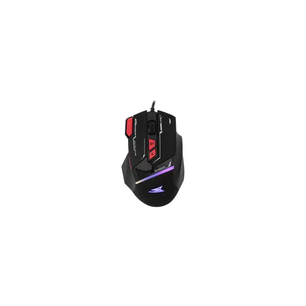 BARACUDA W029907 MANTA-B, BGM-041B gamer egér,8D, fekete, 12800 dpi – 3. kép