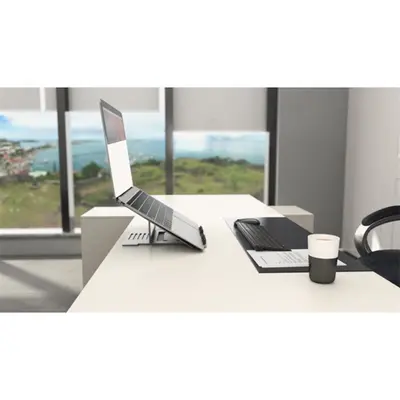 KENSINGTON Notebook állvány-alumínium (Easy Riser™ Aluminum Laptop Riser), szürke – 2. kép