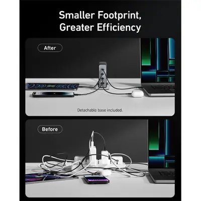 ANKER Hálózati Töltő 3xUSB-C, USB-A 4 portos, 240W EU, fekete - A2342311 – 2. kép