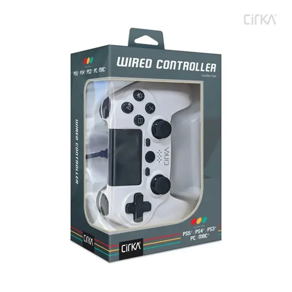 CIRKA NUFORCE PS4/PC/Mac Vezetékes kontroller, Fehér – 2. kép