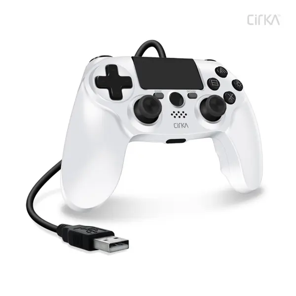 CIRKA NUFORCE PS4/PC/Mac Vezetékes kontroller, Fehér – 3. kép