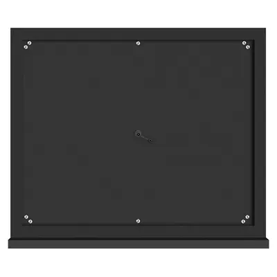 HUMANAS HM02 maxi álló sminktükör, 55x45 cm,12 LED, integrált érintő gombok 3 színhőmérséklet, szabályozható fény, black – 2. kép