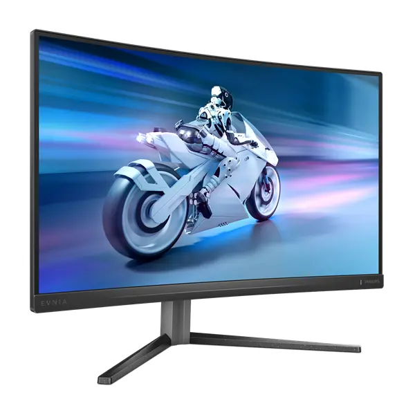 PHILIPS ívelt Gaming 280Hz monitor 27" 27M2C5200W 1920x1080, 16:9, 300cd/m2, 0,3ms, 2xHDMI/DisplayPort, áll. mag.,HDR10 – 3. kép