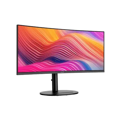 MSI Monitor Business Modern MD342CQP Ívelt 34" QHD, 3440x1440, 100Hz VA 21:9, 3000:1 CR, 300cd/m2, 4 ms, HDMI, DP, Black – 2. kép
