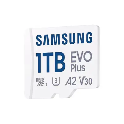 SAMSUNG Memóriakártya, EVO Plus microSDXC kártya, 1TB, UHS-1, U3, V30, A2, + SD Adapter, R160/W – 2. kép
