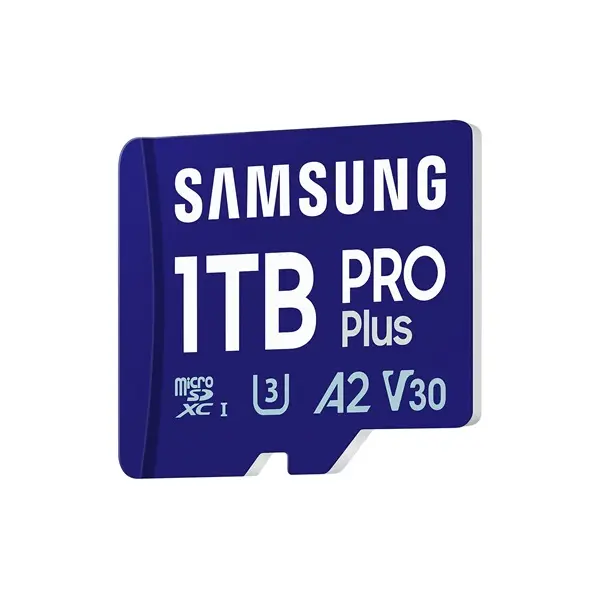 SAMSUNG Memóriakártya, PRO Plus microSDXC kártya 1TB, CLASS 10, UHS-I, U3, V30, A2, + Adapter, R180/W130 – 2. kép