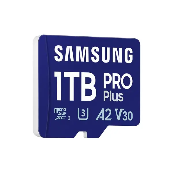 SAMSUNG Memóriakártya, PRO Plus microSDXC kártya 1TB, CLASS 10, UHS-I, U3, V30, A2, + Adapter, R180/W130 – 3. kép