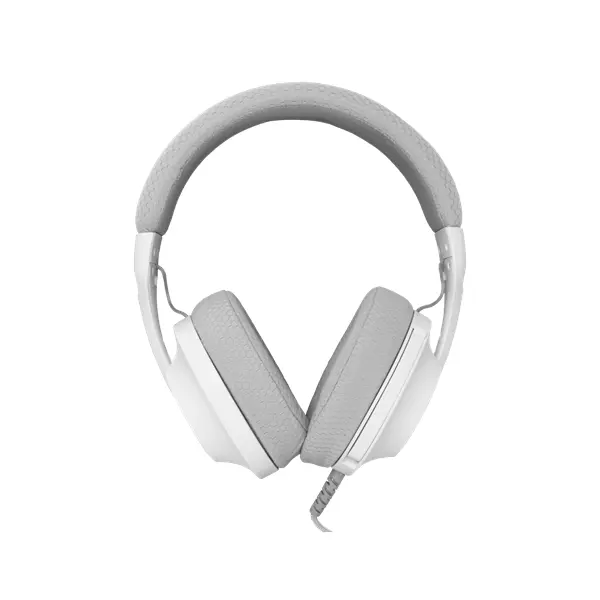 WHITE SHARK PARROT-W/G, GH-2440W/G, gamer fejhallgató, fehér/szürke – 2. kép