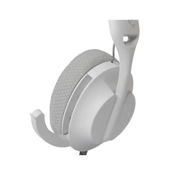 WHITE SHARK PARROT-W/G, GH-2440W/G, gamer fejhallgató, fehér/szürke – 4. kép