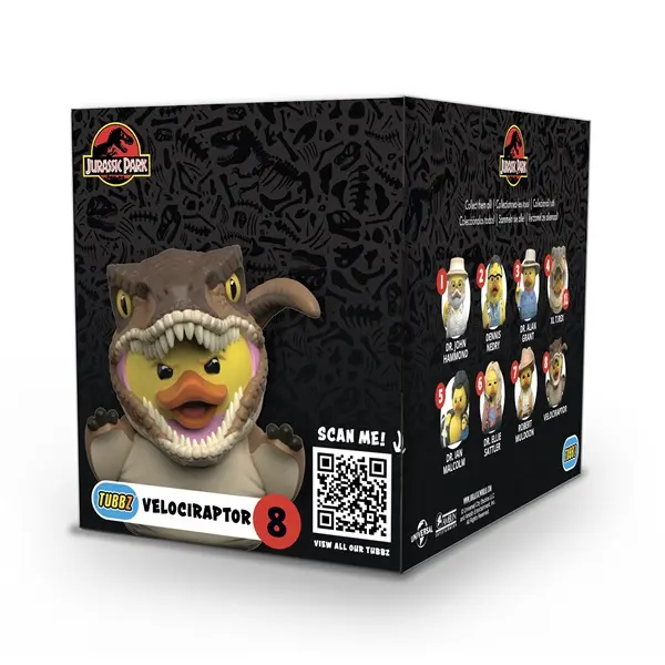 NUMSKULL Tubbz Boxed - Jurassic Park "Velociraptor" Gumikacsa – 2. kép