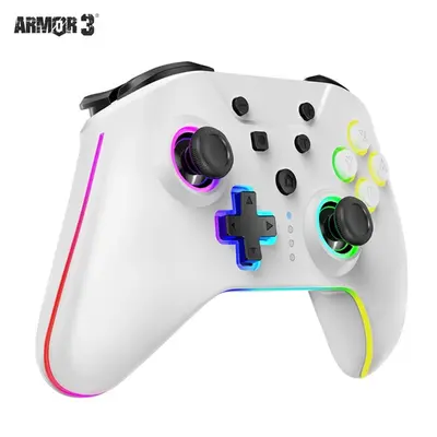 ARMOR3 NURIVAL Nintendo Switch/OLED Kiegészítő Vezeték Nélküli "Hall Effect" Stick kontroller, Fehér – 2. kép