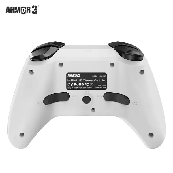ARMOR3 NURIVAL Nintendo Switch/OLED Kiegészítő Vezeték Nélküli "Hall Effect" Stick kontroller, Fehér – 3. kép