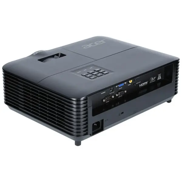 ACER DLP Projektor X139, WXGA (1280x800), 16:10, 5200Lm, 20000/1, HDMI, VGA, fekete – 4. kép