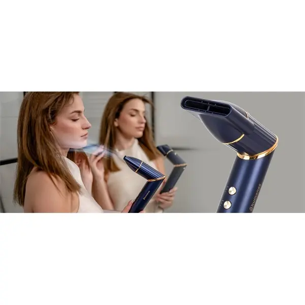 Humanas HD-AT02 Air Touch 2 in 1 luxus hajszárító + hajsütővas, 1000W, 3 teljesítmény 4 hőmérséklet fokazat, 5 feltét – 5. kép