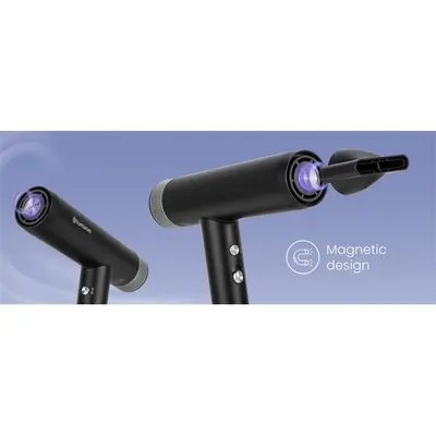 Humanas HD-AT03 Air Touch luxus hajszárító, 2000W 4 hőmérséklet 2 teljesítmény fokazat, LED, mágneses rögzítés – 2. kép