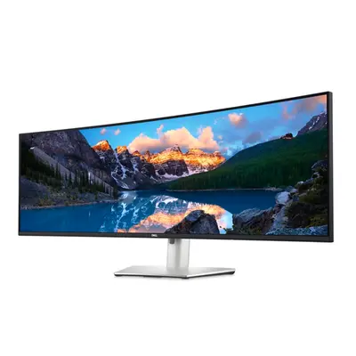 DELL LED IPS Curved Monitor 49" U4924DW 5120 x 1440, 2000:1, 350cd, 8ms,HDMI, DP, USB-C, fekete