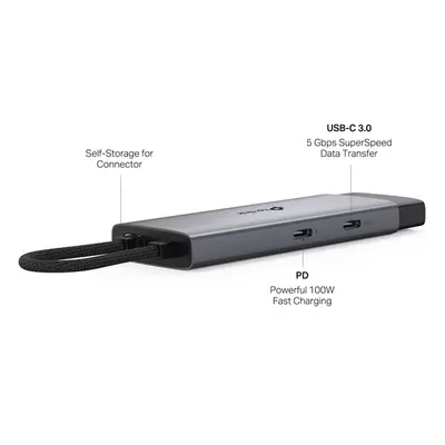 TP-LINK USB Type-C HUB 5 portos 1xHDMI + 1xPD 100W +1xUSB-C + 2xUSB, UH5020C – 2. kép