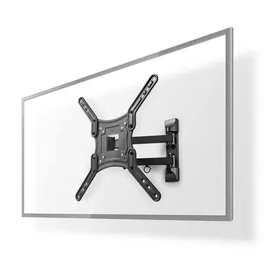 Nedis TVWM1530BK 23"-55" LCD TV / monitorállvány (tartó konzol), maximum 30 kg, forgatható dönthető, 3 forgáspont