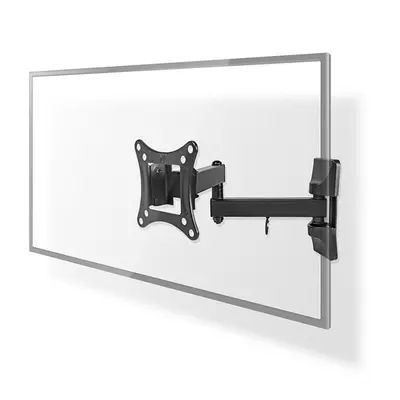Nedis TVWM1510BK 13"-27" LCD TV / monitorállvány (tartó konzol), maximum 15 kg, forgatható, dönthető, fekete