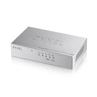 ZYXEL Switch 5x1000Mbps, Fémházas Asztali, GS-105BV5-EU0101F