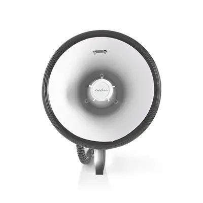 Nedis MEPH200WT megafon, beépített sziréna, hatótávolság 1500 m, 135dB, levehető mikrofon, 25W – 2. kép