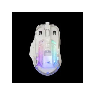 BARACUDA ANGLERFISH-W BC BGM-062W gamer egér fehér/ 7200 dpi 7D , RGB – 2. kép