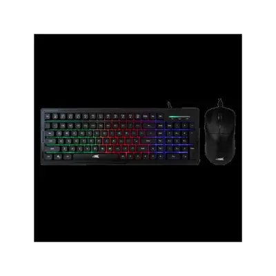 BARACUDA BGC-011B ORCA-B gamer combo fekete billentyűzet (memb. ang.) + egér