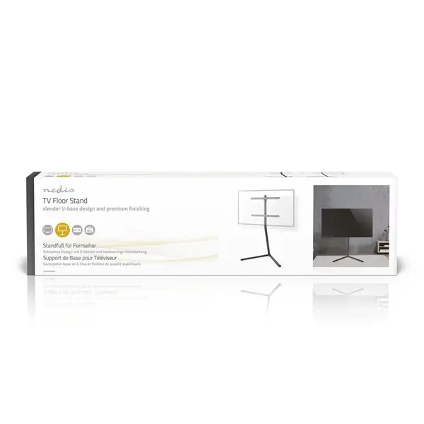 Nedis TVSM5250BK LCD TV/Monitor állvány (tartó konzol), 49"-70", szabadon álló, 40kg – 6. kép