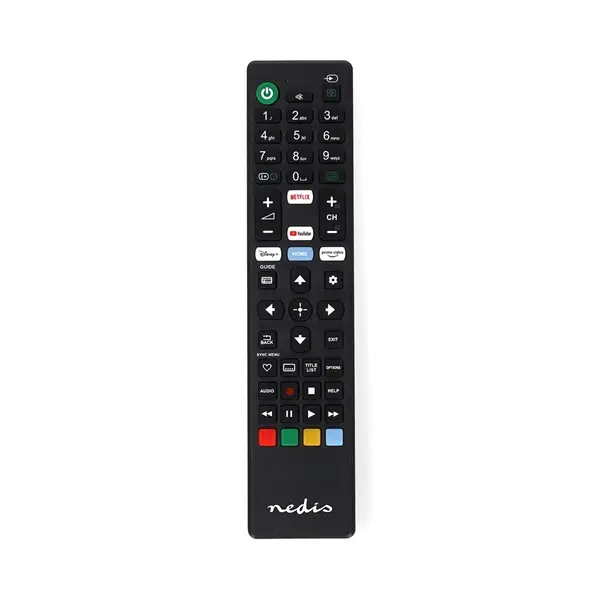 Nedis TVRC45SOBK csere távirányító, Sony, Amazon Prime, Disney+, Netflix, YouTube gombok