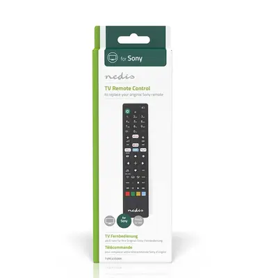 Nedis TVRC45SOBK csere távirányító, Sony, Amazon Prime, Disney+, Netflix, YouTube gombok – 2. kép