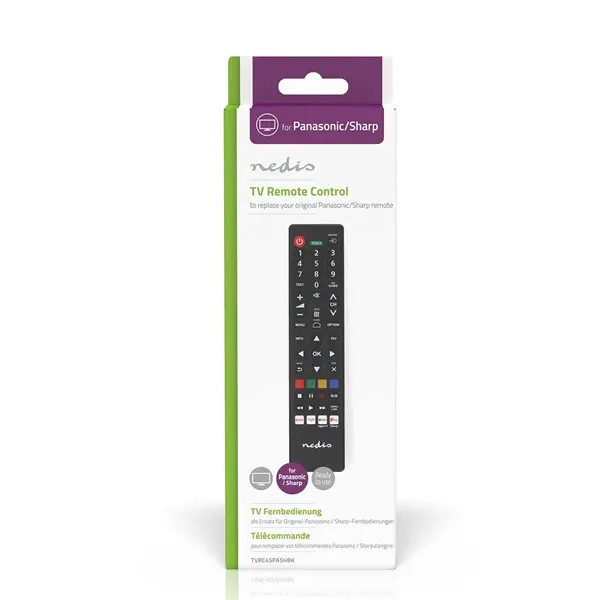 Nedis csere távirányító ,Panasonic , Sharp ,Előre programozott, Amazon Prime , Disney+ , Netflix , Rakuten TV , YouTube – 2. kép