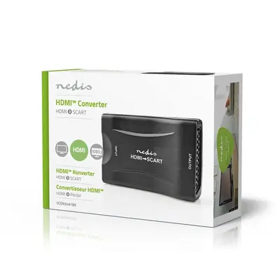 Nedis VCON3461BK (converter) videó konverter, HDMI bemenet, SCART kimenet 1080p